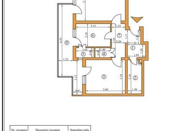 Apartament cu 2 camere decomandat în Central