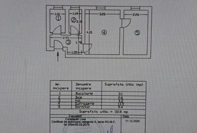 Apartament cu 2 camere nedecomandat în Central