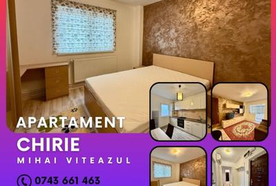 Apartament cu 2 camere decomandat, mobilat în Mihai Viteazul