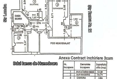 Apartament cu 2 camere semidecomandat în Dorobanți - 14
