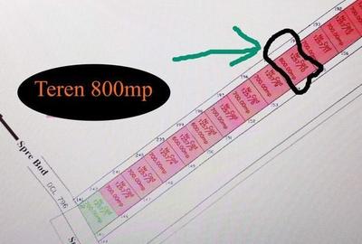Teren de 800 mp, în Bod - 3