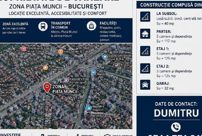 Casă individuală cu 9 camere cu Teren 320 Mp în P-ța Muncii - 1
