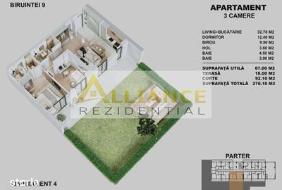 Apartament cu 4 camere în Central