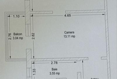 Apartament cu 2 camere semidecomandat, mobilat în Dacia - 8