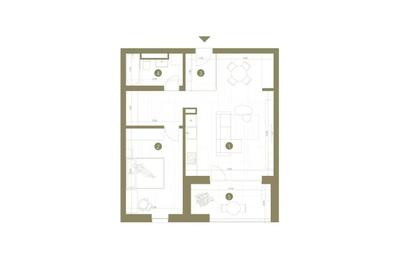 Apartament cu 2 camere decomandat în Confecții - 4