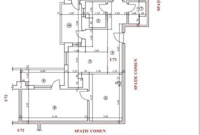 Apartament cu 3 camere în Central