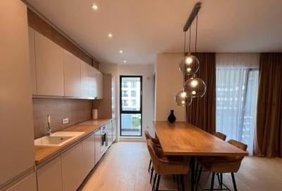 Apartament cu 2 camere semidecomandat, mobilat în Pipera