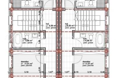 Duplex cu 5 camere cu Canalizare în Iris - 8