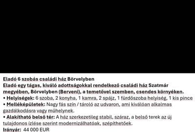Casă cu 4 camere în Berveni - 1