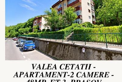 Apartament cu 2 camere decomandat în Valea Cetății