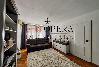 Apartament cu 3 camere nedecomandat, mobilat în Podu Roș