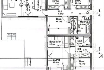 Casă individuală cu 6 camere cu Teren 1100 Mp în Ciofliceni - 13