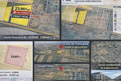 Teren de 23851 mp, în Giroc - 2