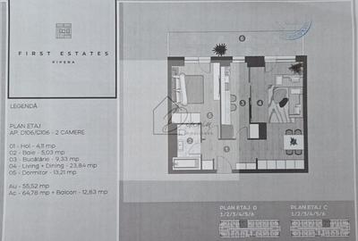 Apartament cu 2 camere decomandat în Nord - 2