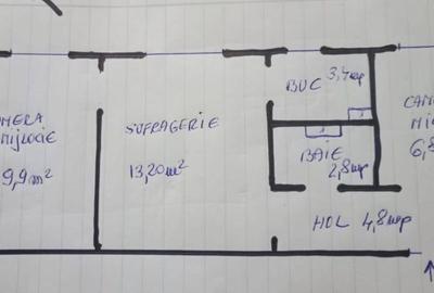 Apartament cu 3 camere în Mănăștur