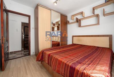 Apartament cu 3 camere semidecomandat, mobilat în Nord