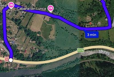 Teren de 4500 mp, în Lunca