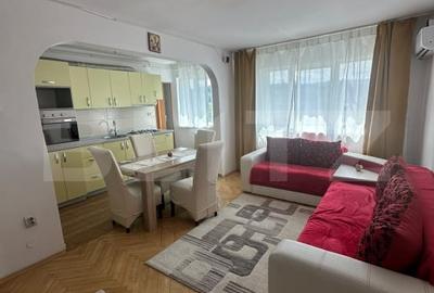 Apartament cu 3 camere semidecomandat, mobilat în Mănăștur