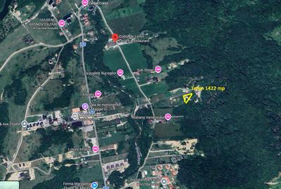Teren extravilan de 1422 mp, în Glăjărie