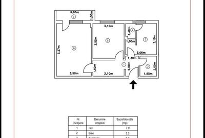 Apartament cu 2 camere decomandat în Exterior Vest - 8