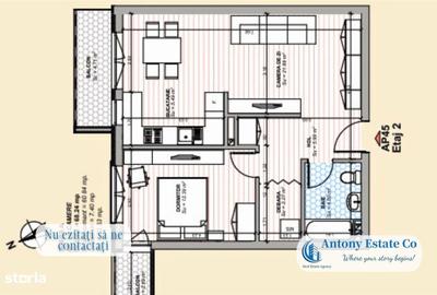 Apartament cu 2 camere în Ultracentral