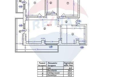 Apartament cu 3 camere în Central