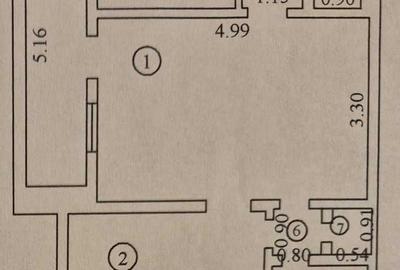 Apartament cu 2 camere semidecomandat în Sârbi - 4
