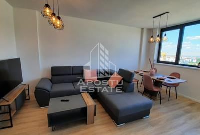Apartament cu 2 camere semidecomandat, mobilat în Torontalului