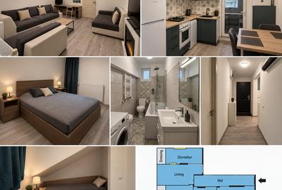 Apartament cu 3 camere decomandat în P-ța Unirii
