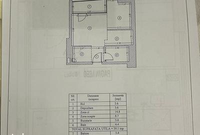 Apartament cu 2 camere în Nord