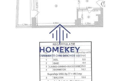 Apartament cu 2 camere decomandat în Dudești - 8