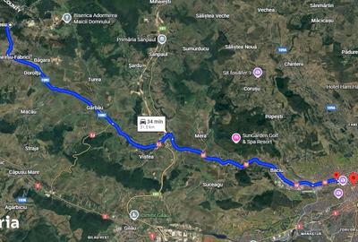 Teren de 2069 mp, în Aghireșu - 2