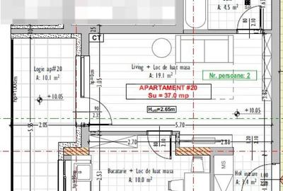 Apartament cu 2 camere semidecomandat în Florești