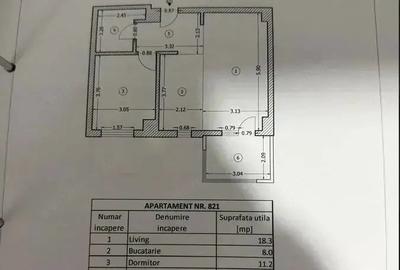 Apartament cu 2 camere decomandat în Central