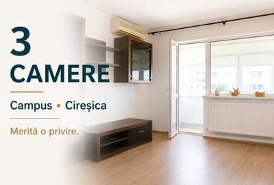 Apartament cu 3 camere semidecomandat, mobilat în Tomis Nord
