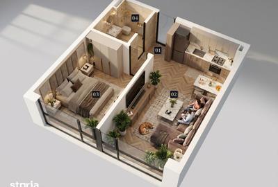 Apartament cu 2 camere în Chiajna - 2