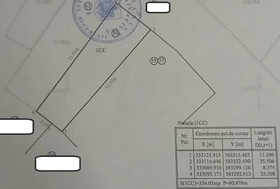 Teren de 355 mp, în Dămăroaia