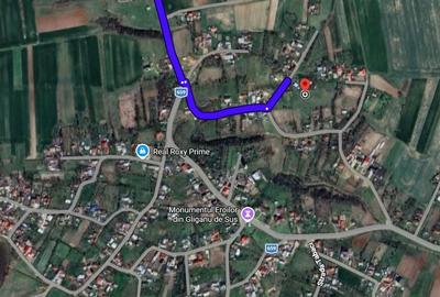 Teren de 6500 mp, în Rociu
