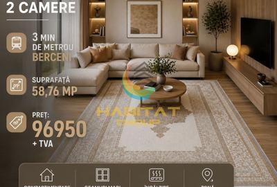 Apartament cu 2 camere decomandat în Central