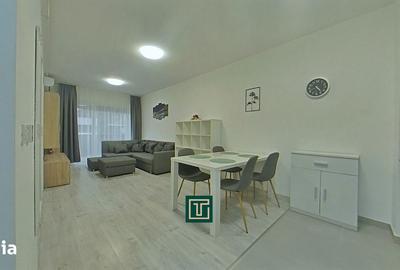 Apartament cu 2 camere semidecomandat, mobilat în Central