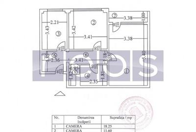 Apartament cu 2 camere decomandat în Titan