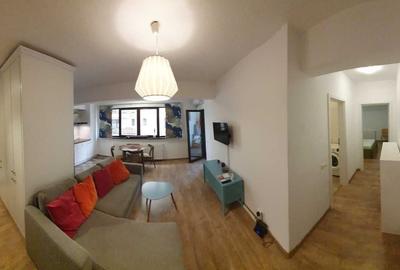 Apartament cu 2 camere semidecomandat, mobilat în Băneasa