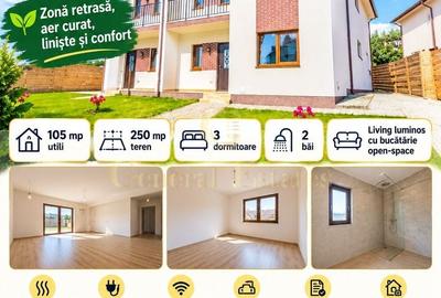 Duplex cu 4 camere cu Canalizare în Tărlungeni