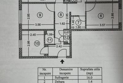 Apartament cu 4 camere decomandat în Central