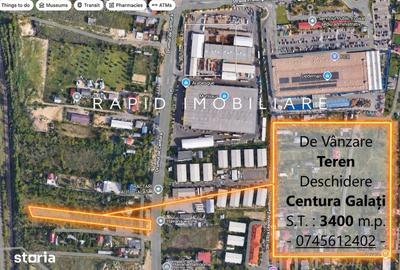 Teren de 3400 mp, în Central