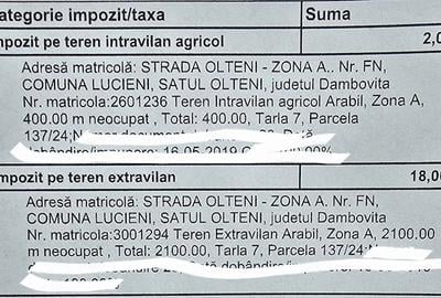 Teren de 2500 mp, în Lucieni - 1