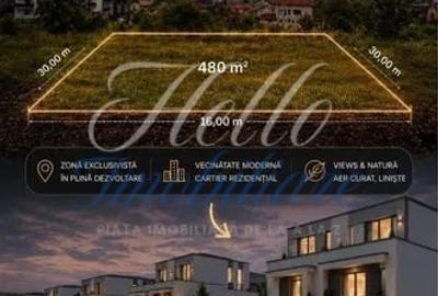 Teren Construcții intravilan de 480 mp, în Borhanci