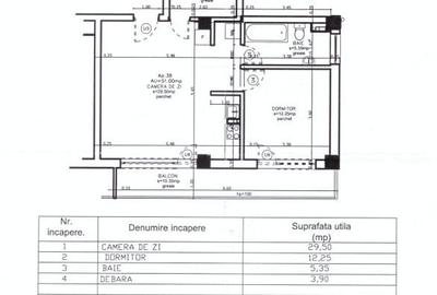 Apartament cu 2 camere semidecomandat în Baciu - 11