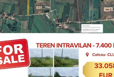 Teren intravilan de 7400 mp, în Câțcău