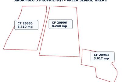 Casă cu 3 camere în Valea Seman